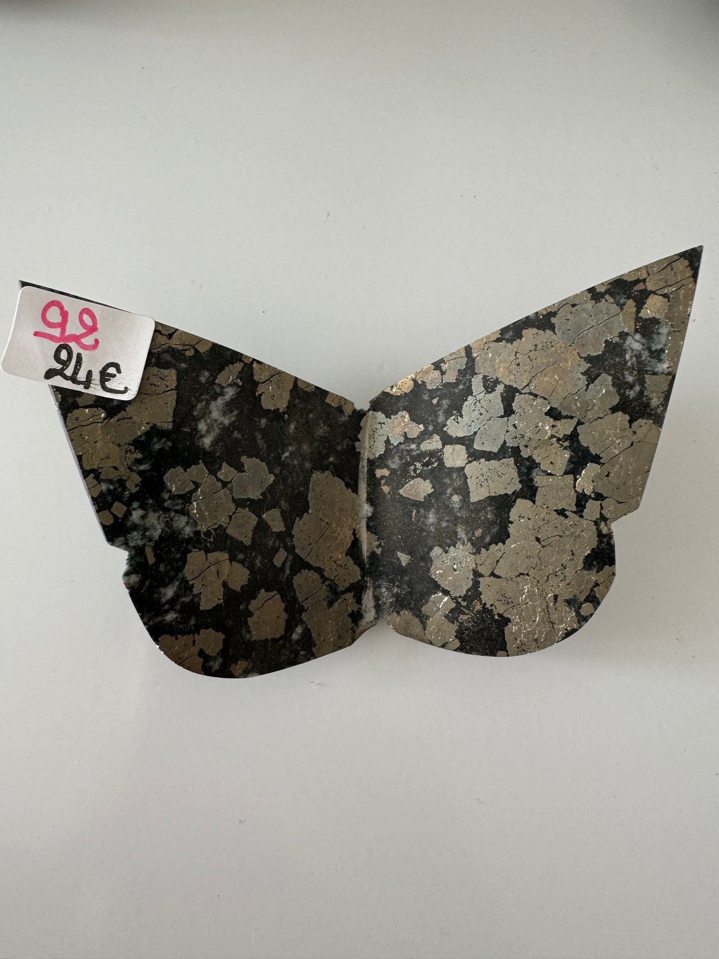 Papillon en Pyrite