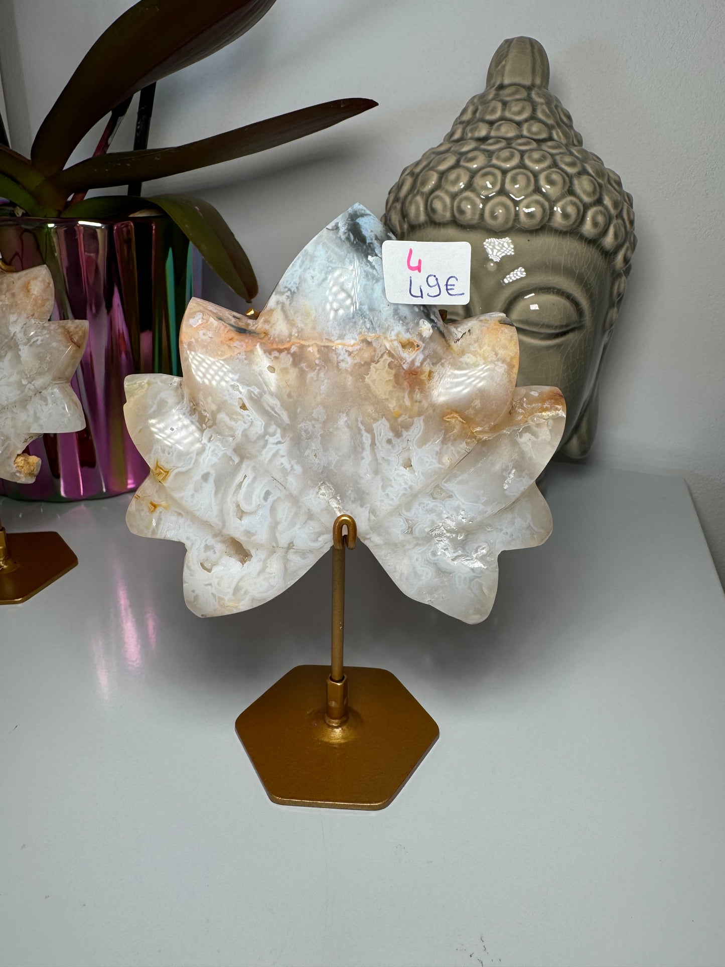 Lotus en Agate Plume
