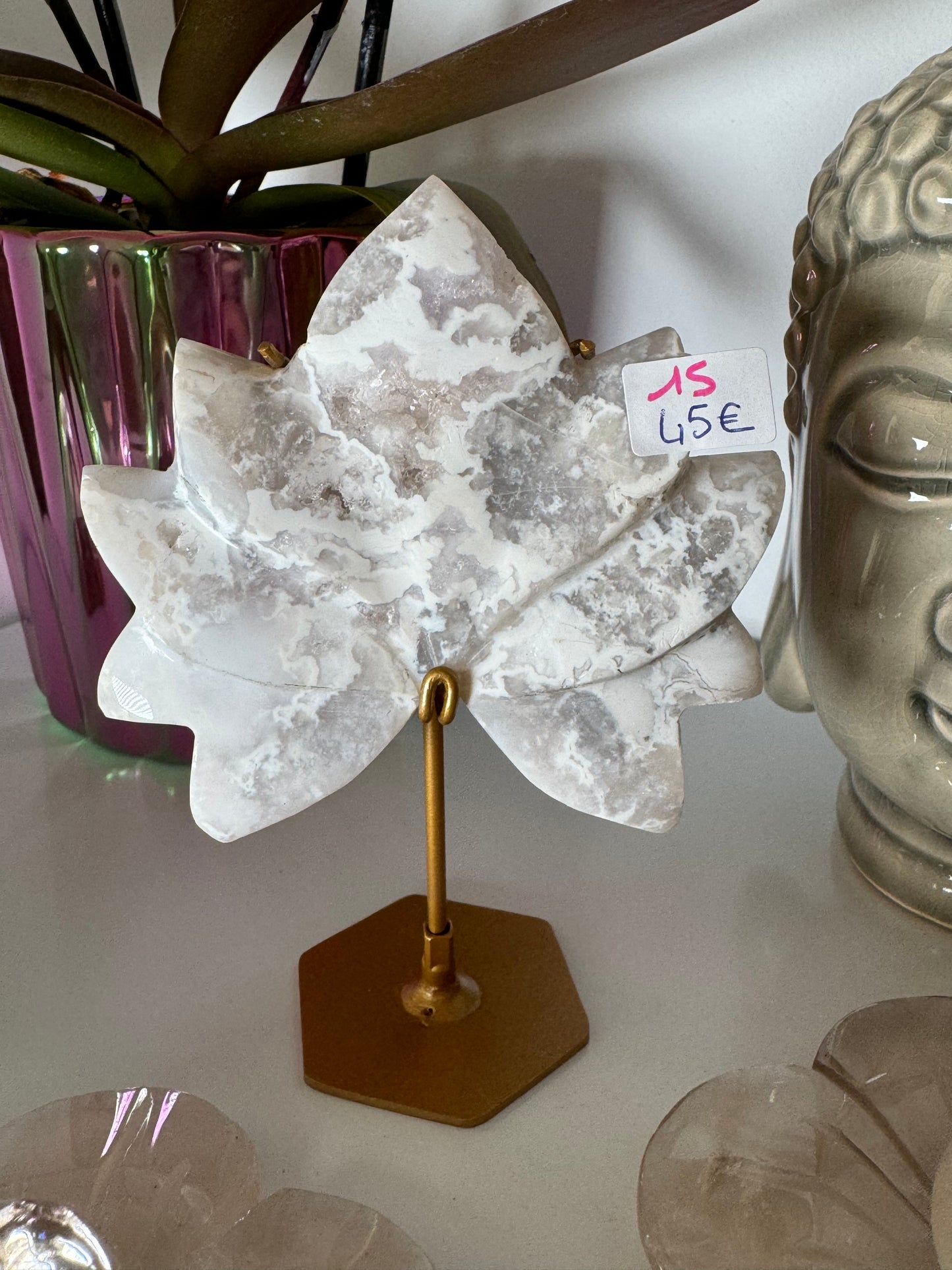 Lotus en Agate neige