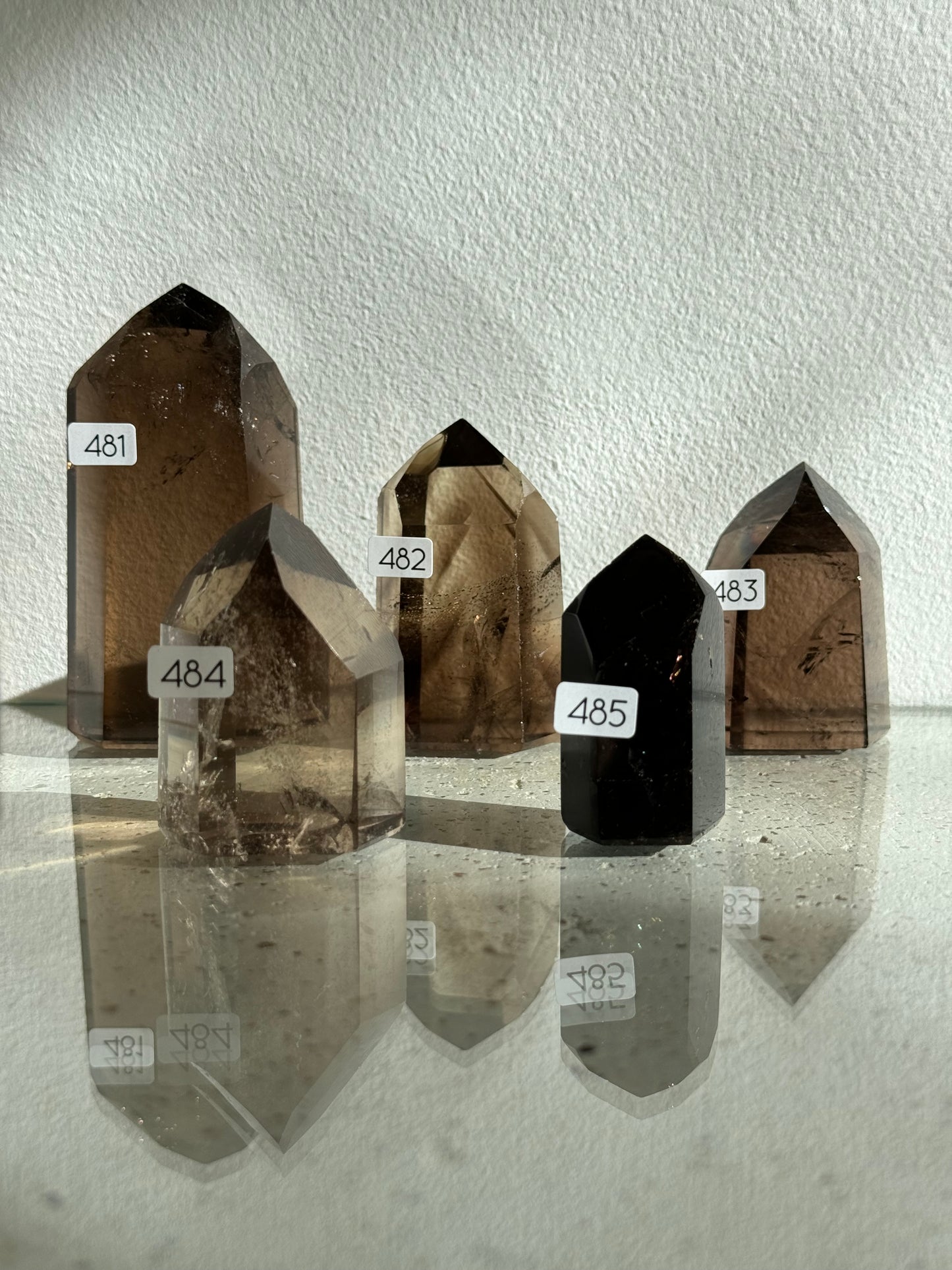 Pointes de Quartz fumé