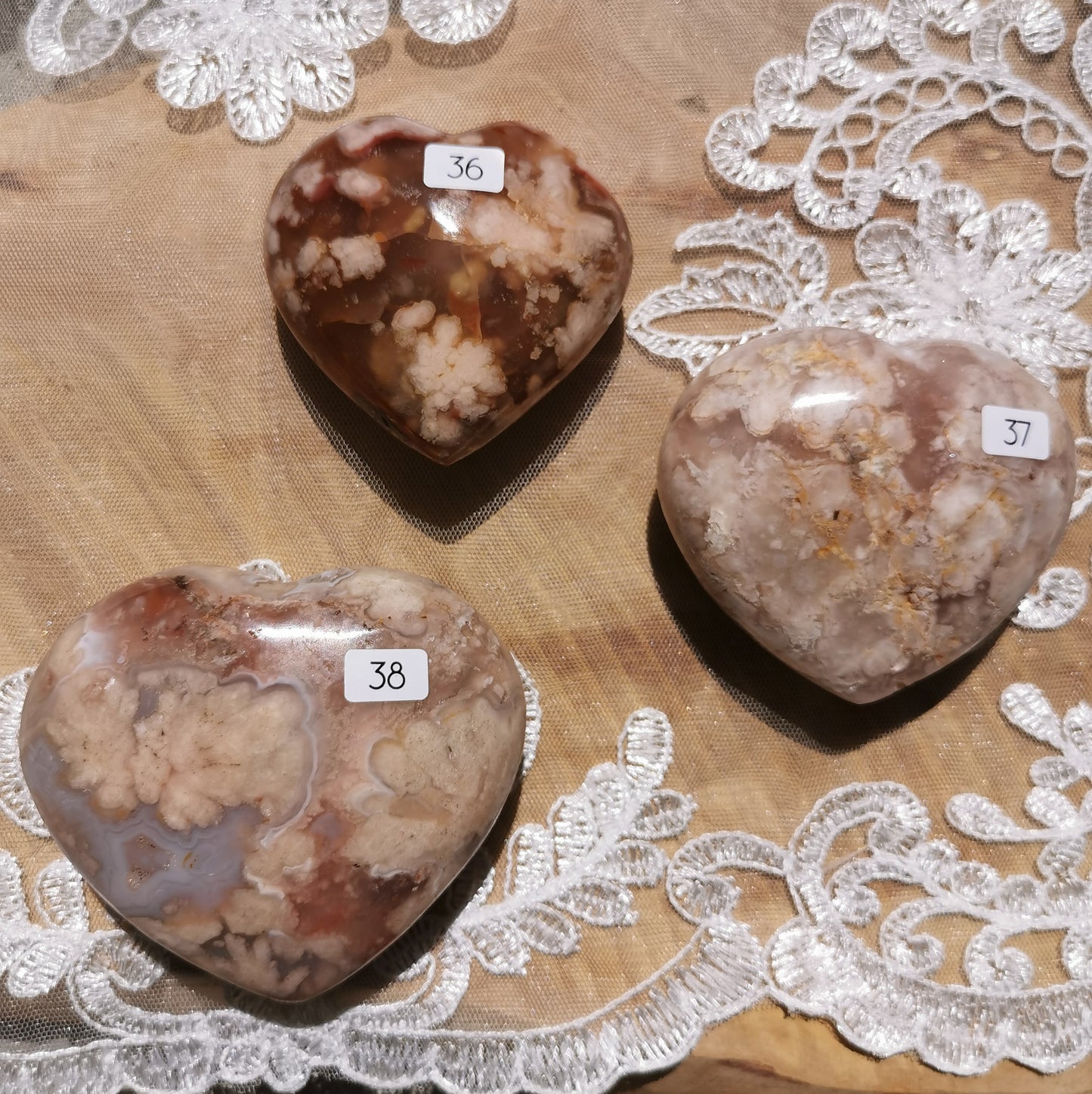 Agates Fleur de Cerisier ou Sakura