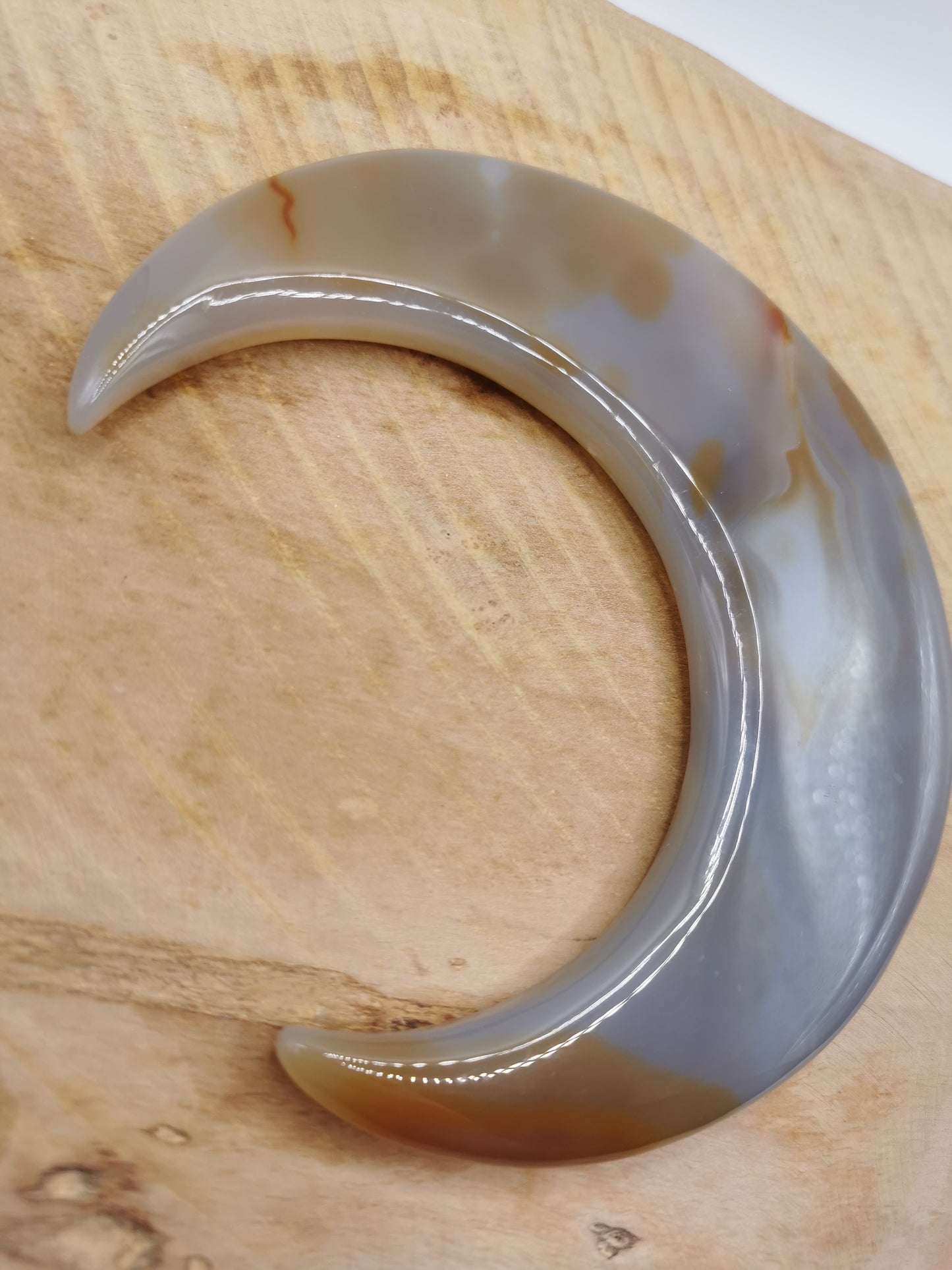 Agate drusée (lune)