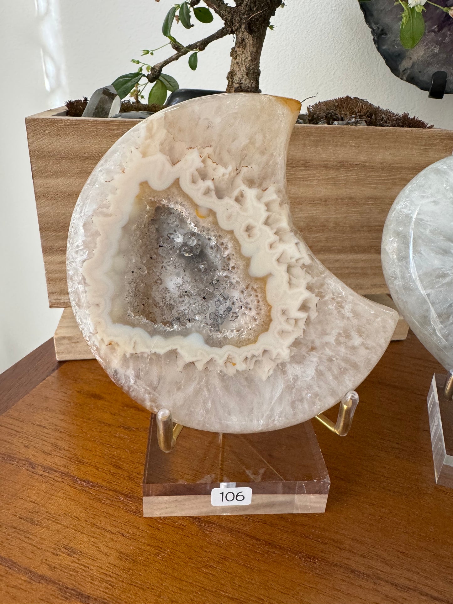 Agate cristallisée
