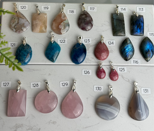 Pendentifs - Pierres Naturelles