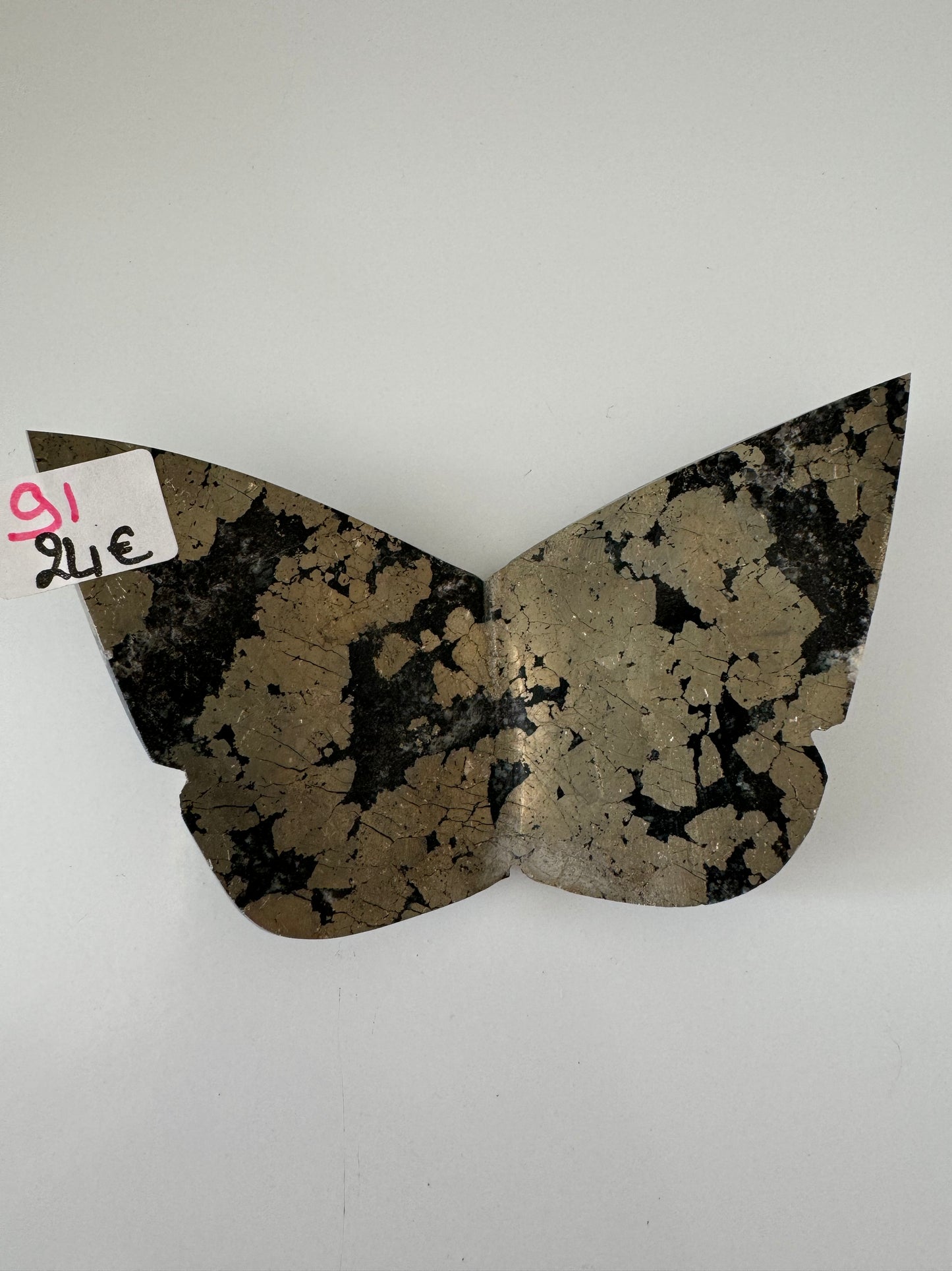 Papillon en Pyrite