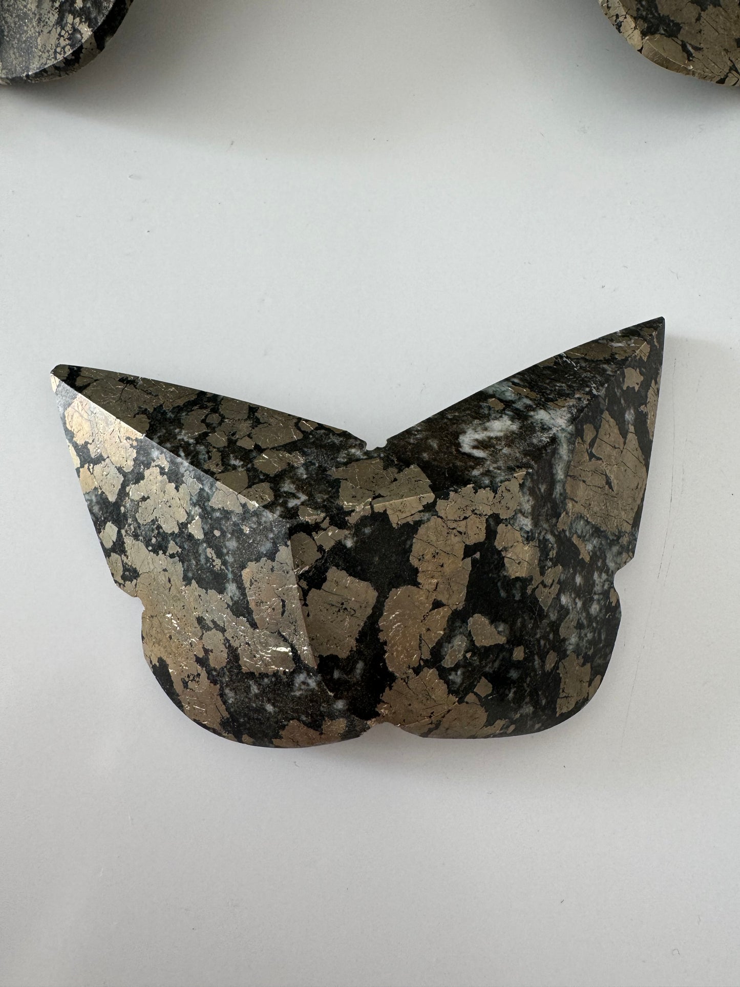 Papillon en Pyrite
