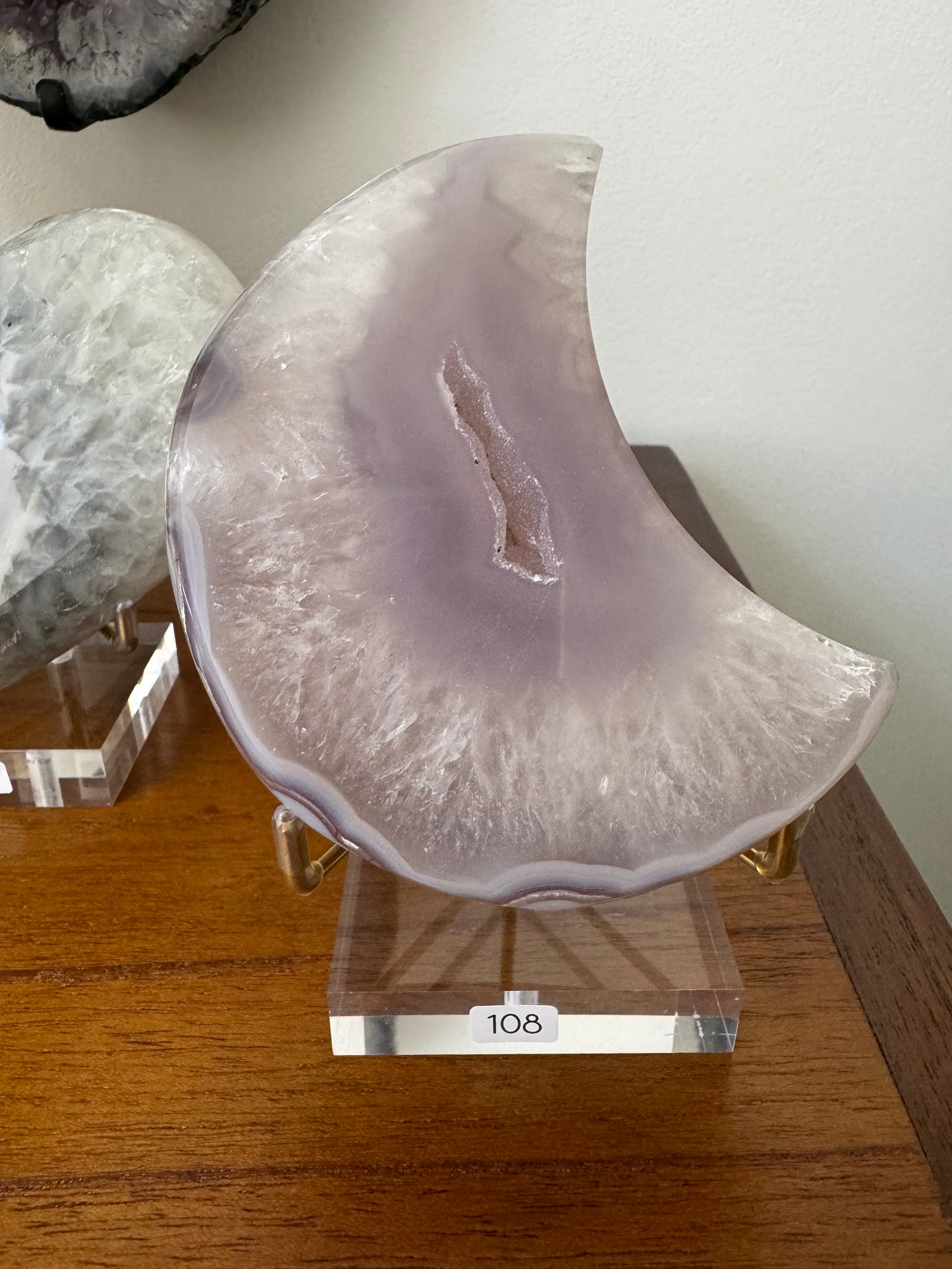 Agate cristallisée