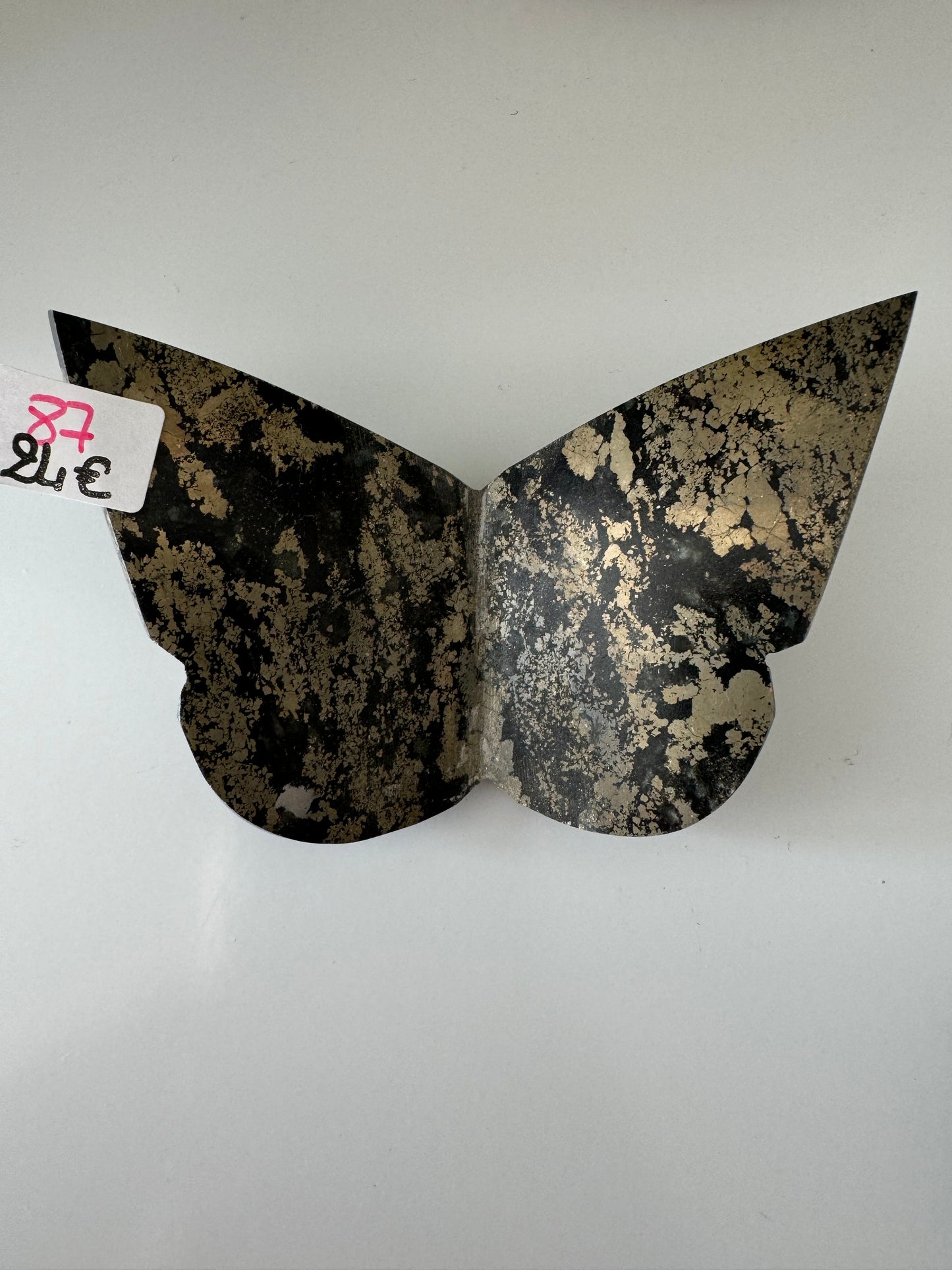 Papillon en Pyrite