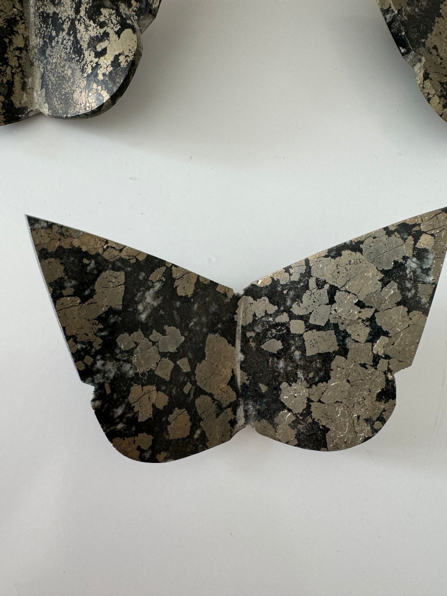 Papillon en Pyrite