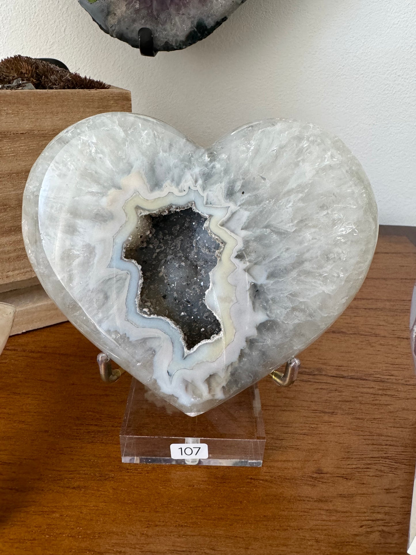 Agate cristallisée