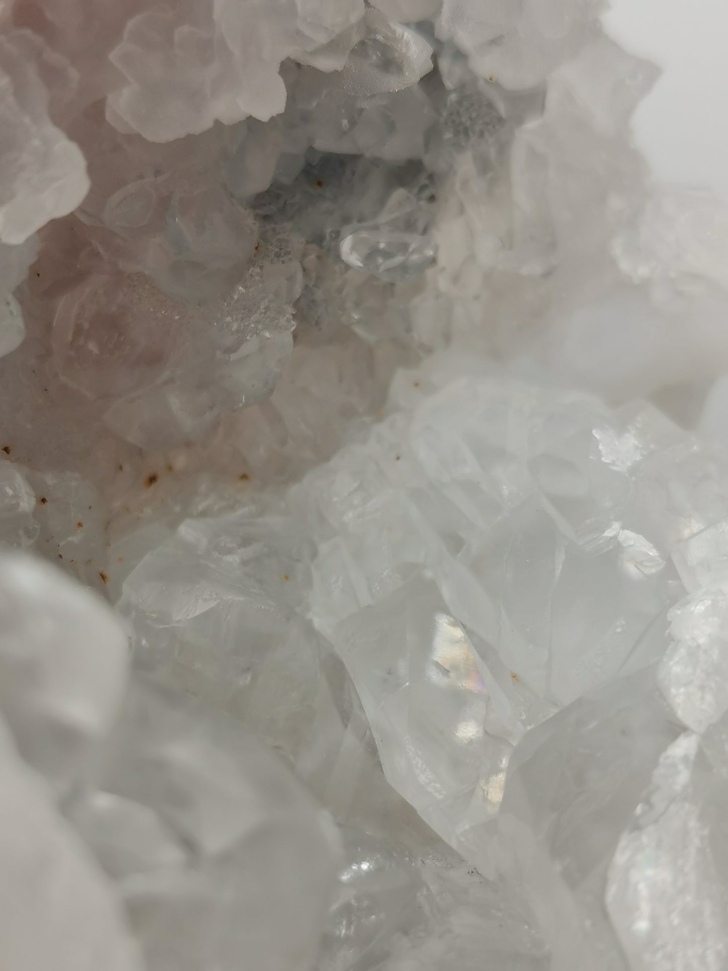 Agate Blanche Druzy