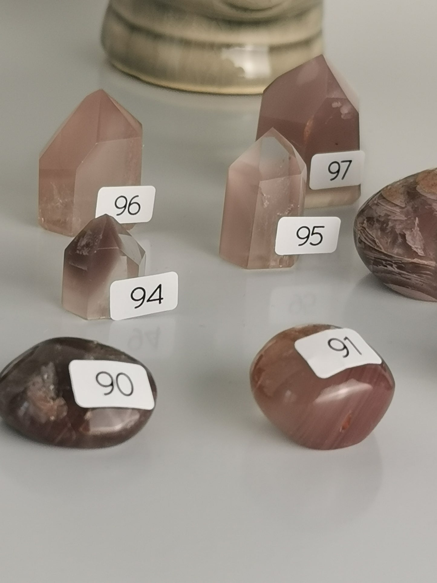 Quartz lithium (galets et pointes)