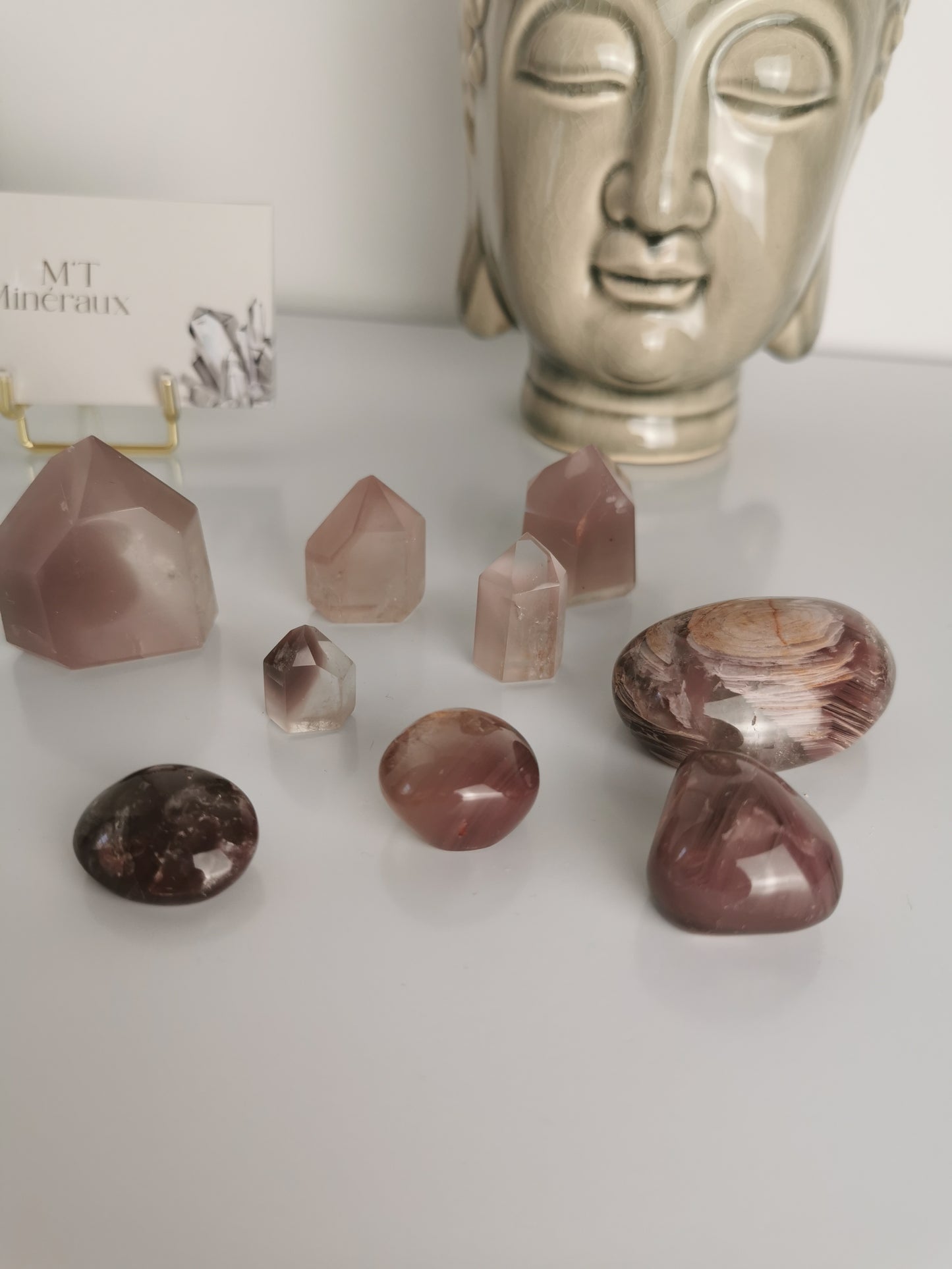 Quartz lithium (galets et pointes)