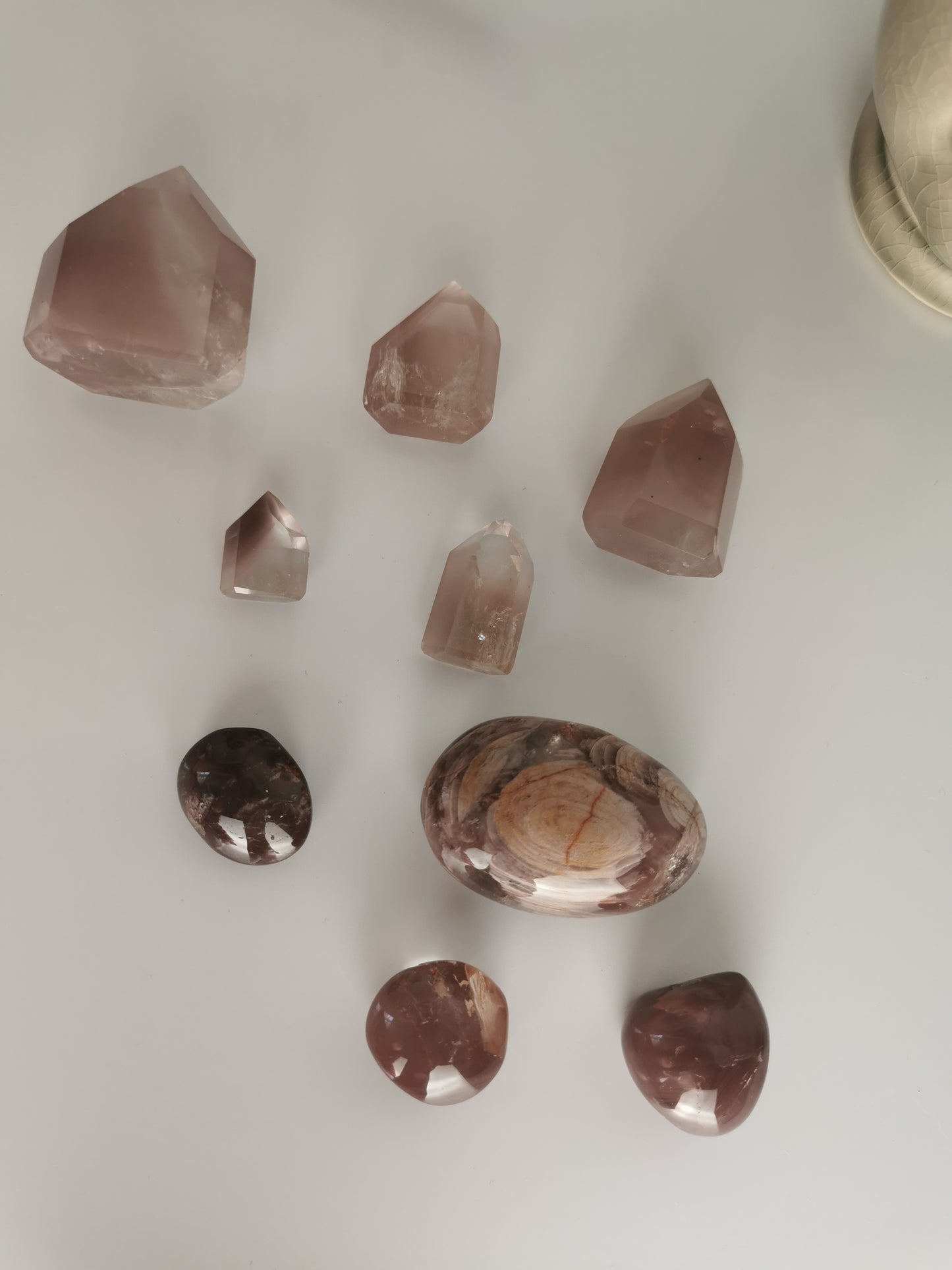 Quartz lithium (galets et pointes)