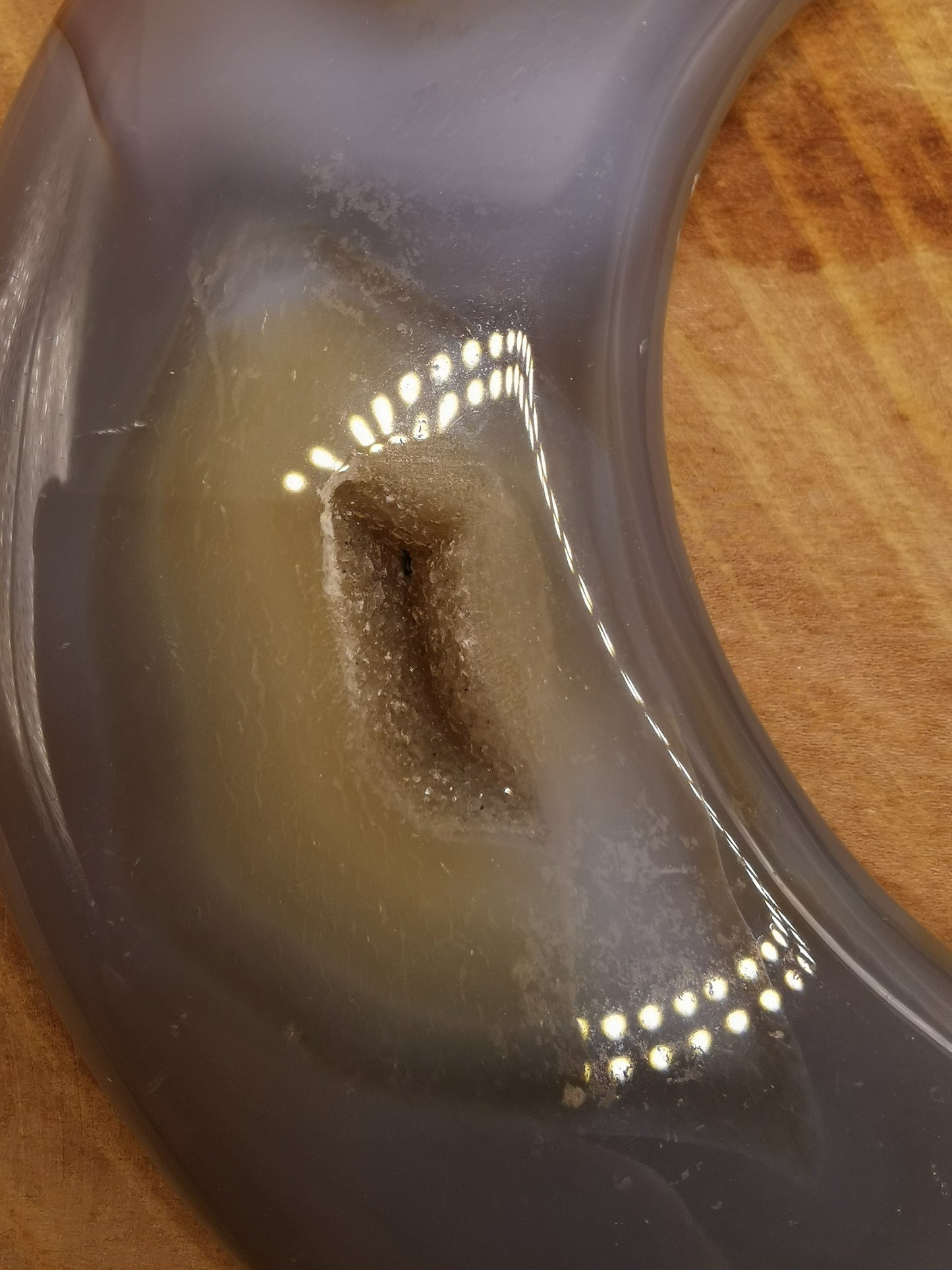 Agate drusée (lune)