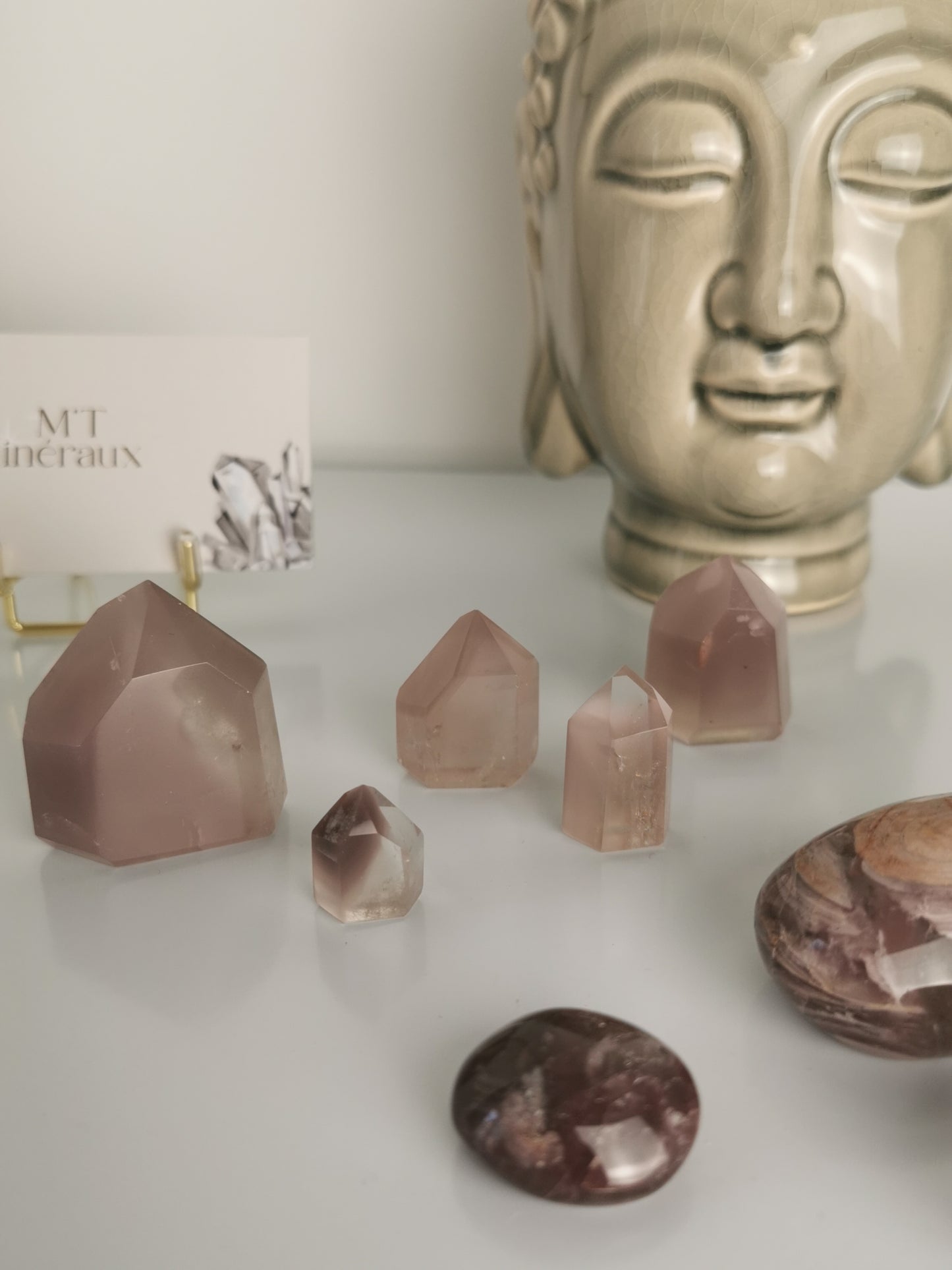 Quartz lithium (galets et pointes)
